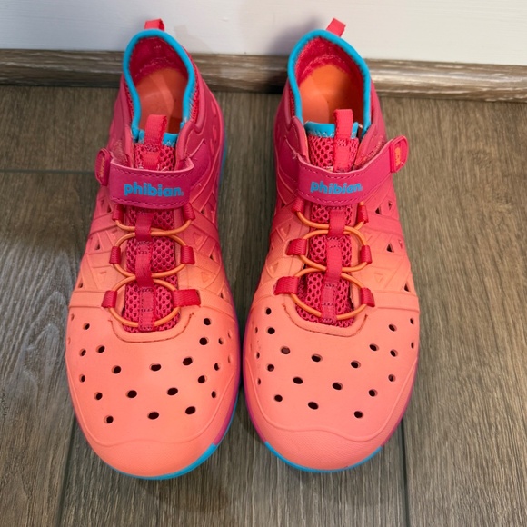 Stride Rite Made 2 Play Phibian Water Shoes, Velcro Closure Sz 4 Ombre EUC - Picture 4 of 12